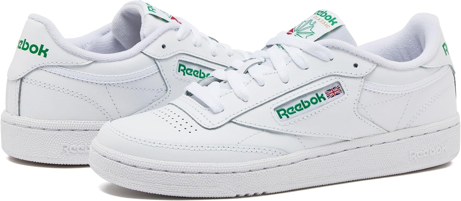 image:imageReebok Club C 85 Tennis Shoes for Women Casual Womens SneakersFootwear WhiteFootwear WhiteGold Metallic