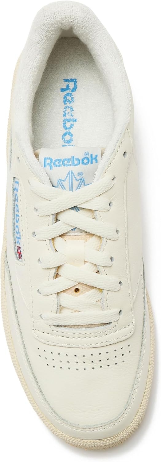 image:imageReebok Club C 85 Vintage Tennis Sneakers for Women Casual White Womens Shoes Size 5 to 11ChalkAlabasterSky Blue