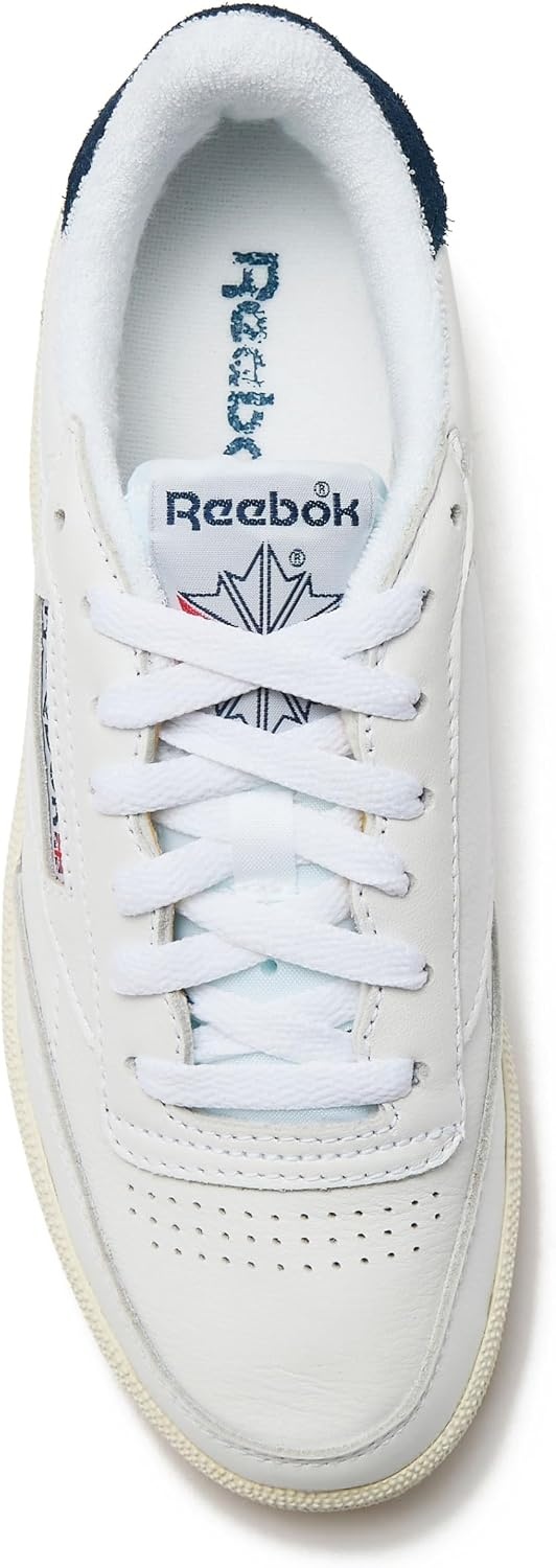 image:imageReebok Club C 85 Vintage Tennis Sneakers for Women Casual White Womens Shoes Size 5 to 11Footwear WhiteBatik BlueChalk