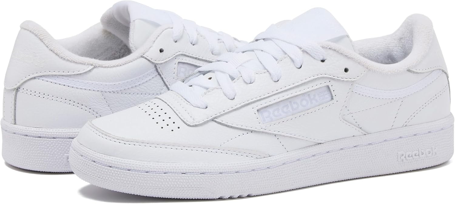 image:imageReebok Club C 85 Vintage Tennis Sneakers for Women Casual White Womens Shoes Size 5 to 11Triple White