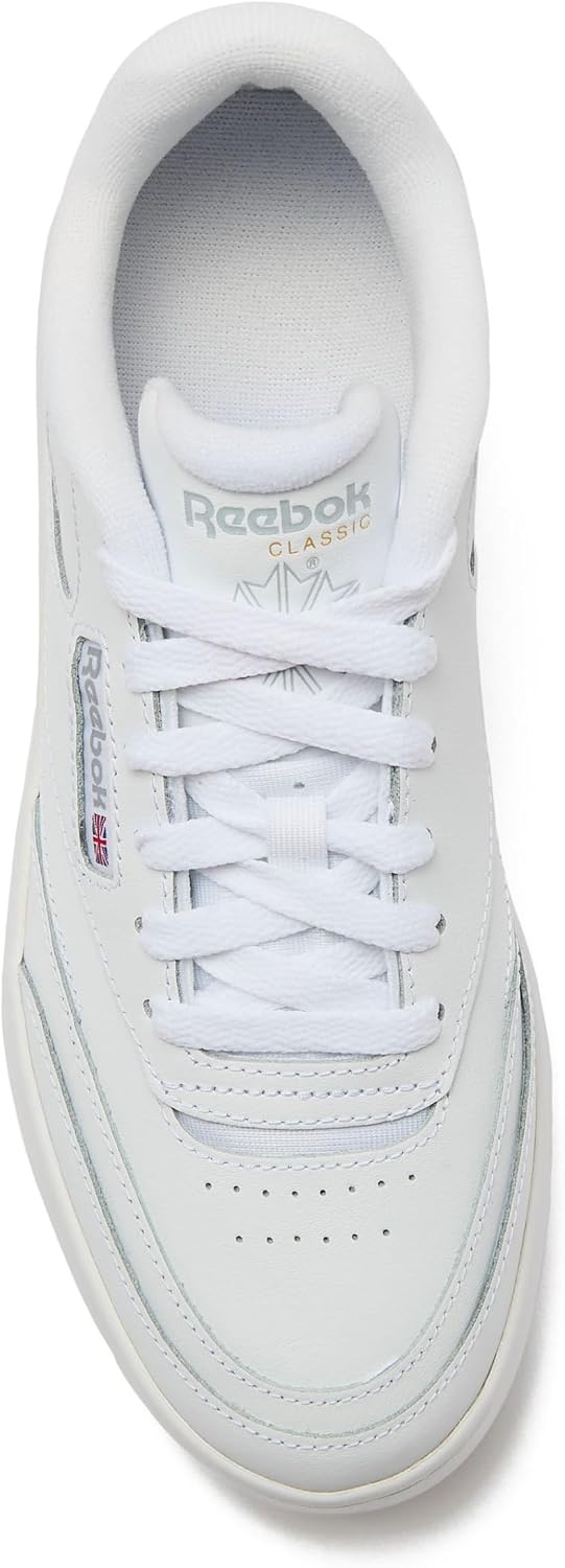 image:imageReebok Club C Extra Platform Sneakers for Women White Casual Tennis Womens Fashion Sneakers Womens Shoes Size 5 to 11Footwear WhiteFootwear WhitePure Grey3
