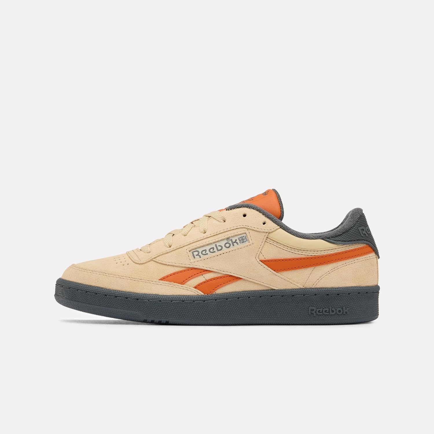 image:imageReebok Club C Revenge Vintage Sneakers for Men Casual Tennis Mens ShoesSimplebeige Grey5 Rust Orange