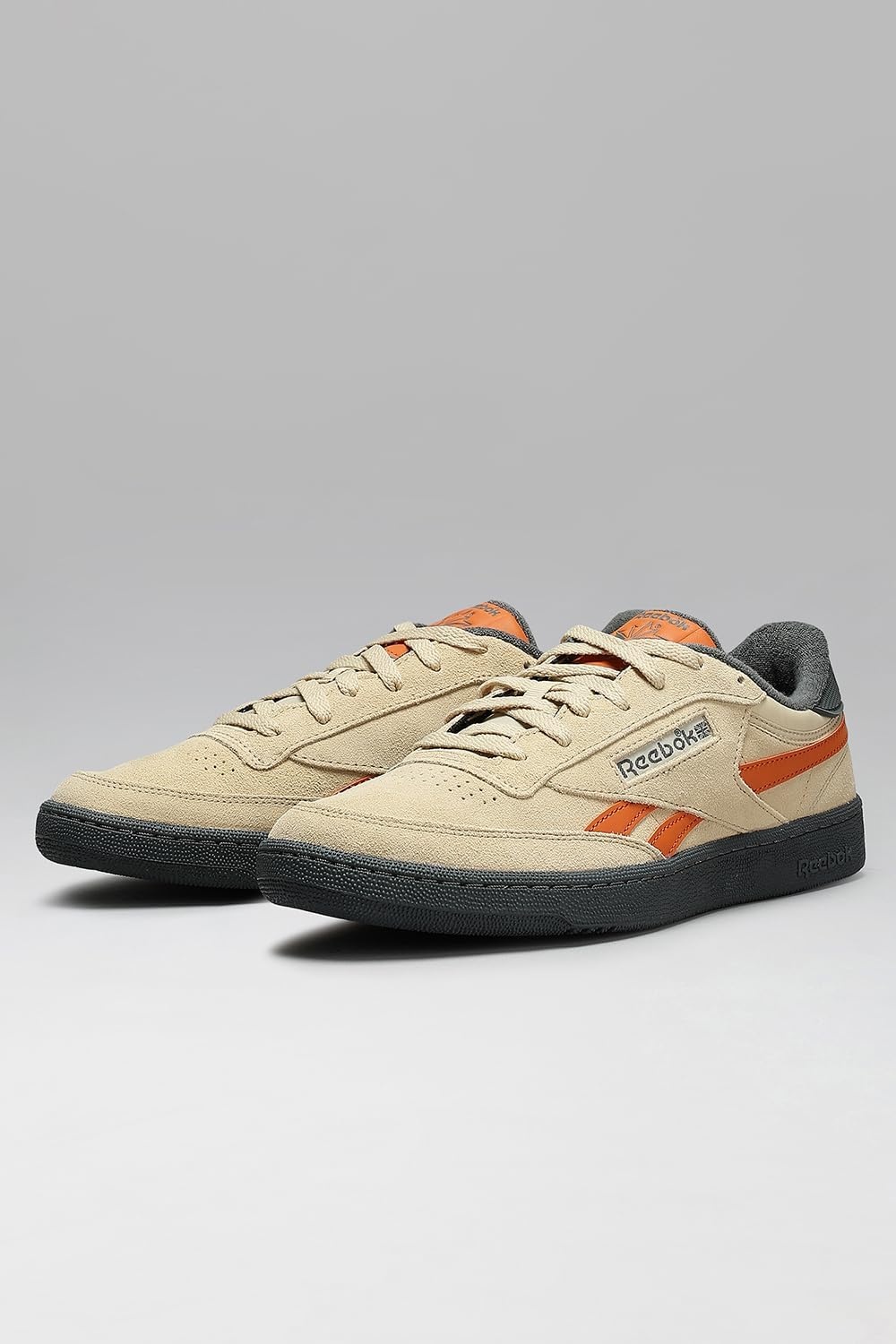 image:imageReebok Club C Revenge Vintage Sneakers for Men Casual Tennis Mens ShoesSimplebeige Grey5 Rust Orange
