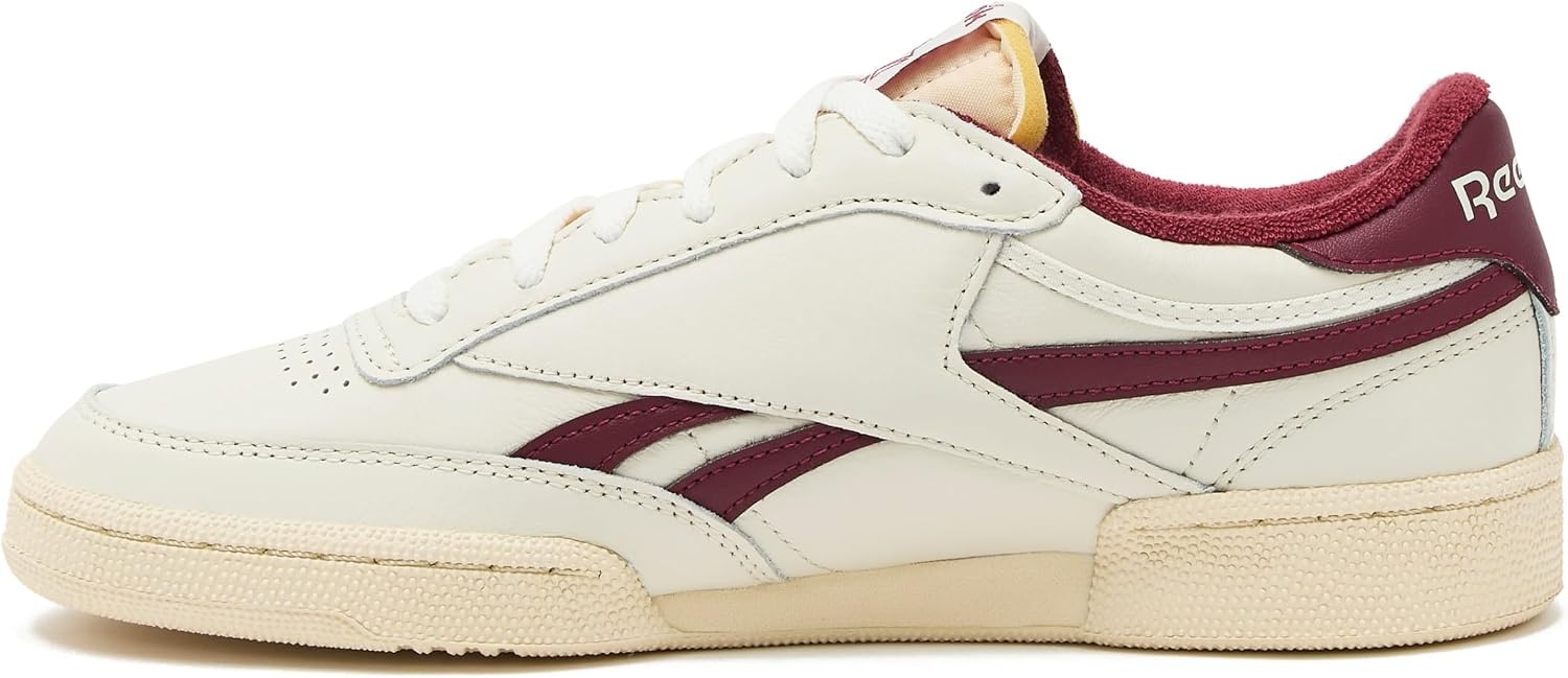 image:imageReebok Club C Revenge Vintage Sneakers for Men Casual Tennis Mens ShoesVintage ChalkPaper WhiteClassic Burgundy