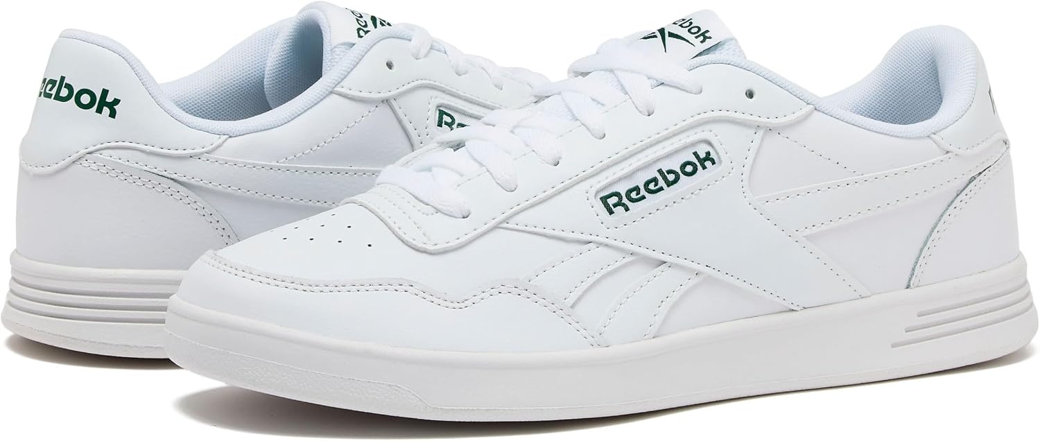 image:imageReebok Court Advance Sneakers for Men Casual Tennis Mens Shoes Size 6 to 15Ffp Footwear WhiteFootwear WhiteClover Green