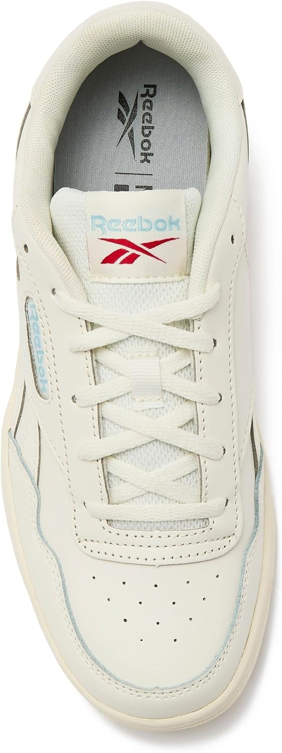 image:imageReebok Court Advance Womens Sneakers Casual Fashion White Sneakers for WomenChalkBlue PearlVector Red