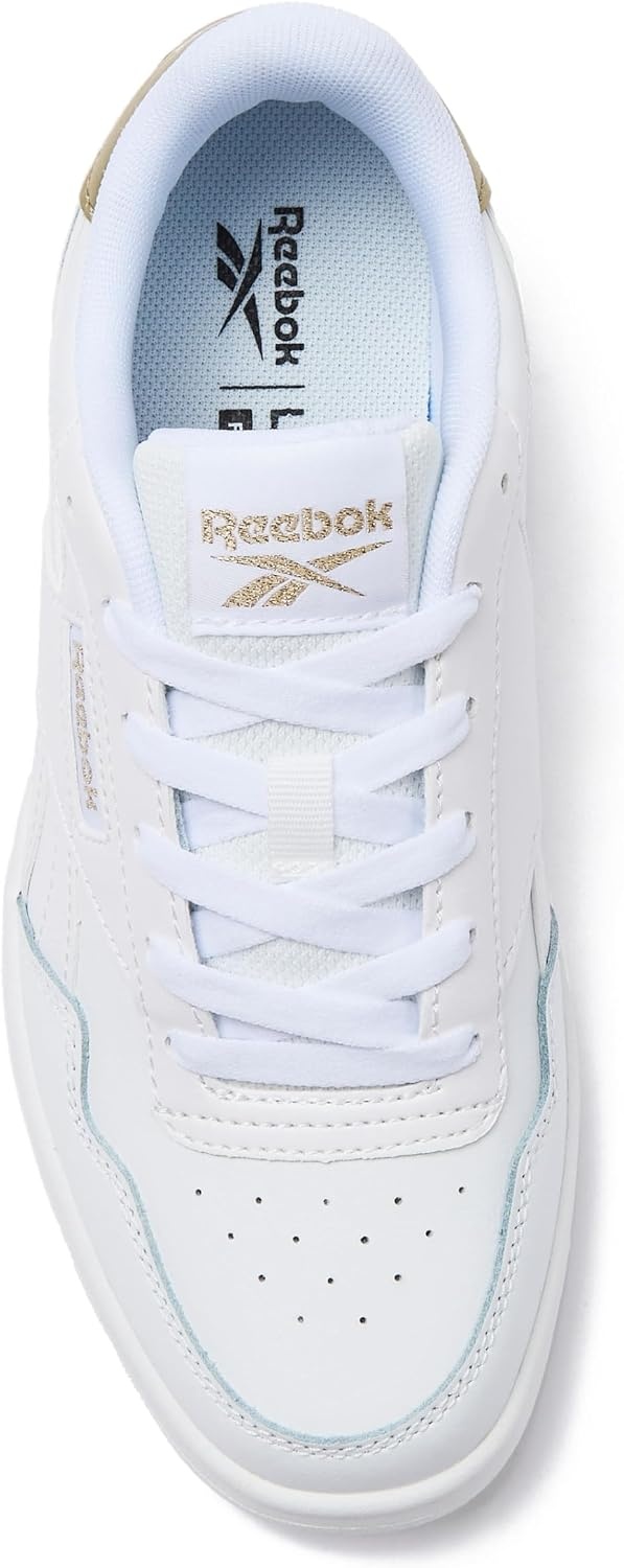 image:imageReebok Court Advance Womens Sneakers Casual Fashion White Sneakers for WomenFootwear WhiteFootwear WhitePale Gold