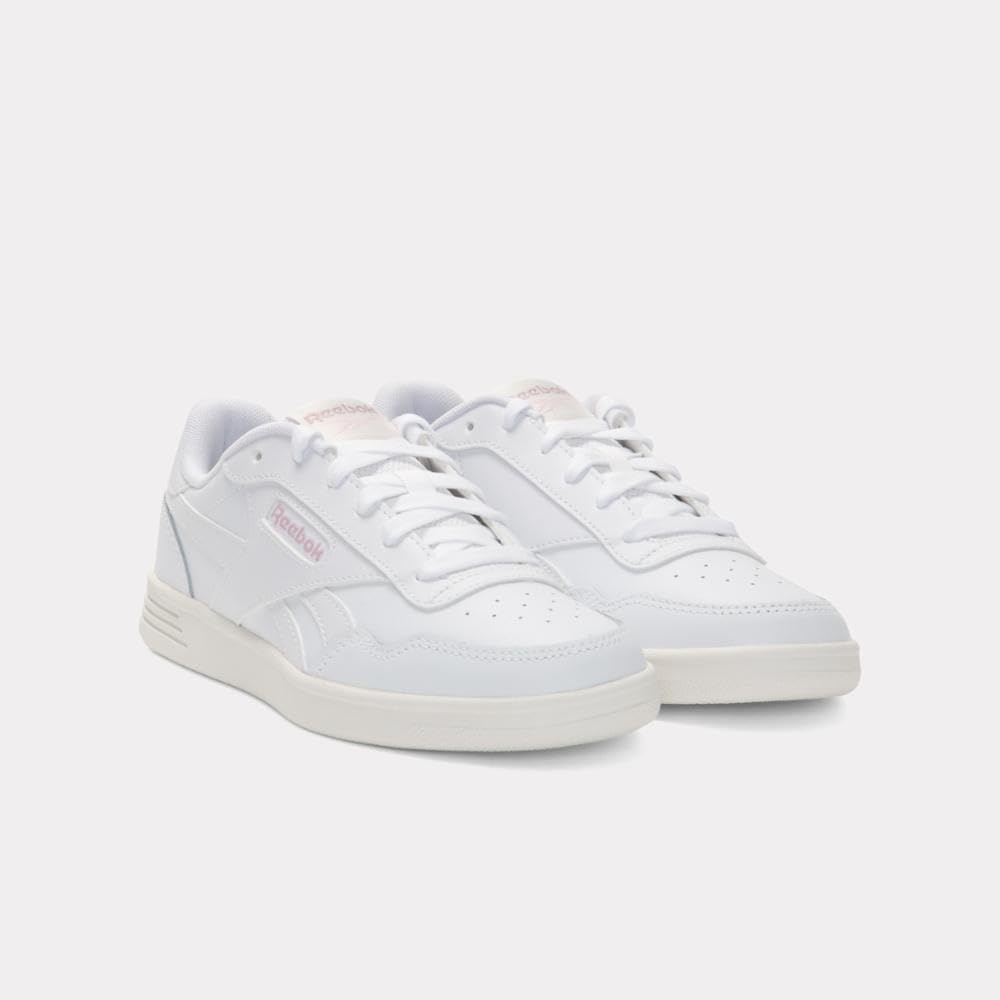 image:imageReebok Court Advance Womens Sneakers Casual Fashion White Sneakers for WomenWhiteWhiteDusty Rose