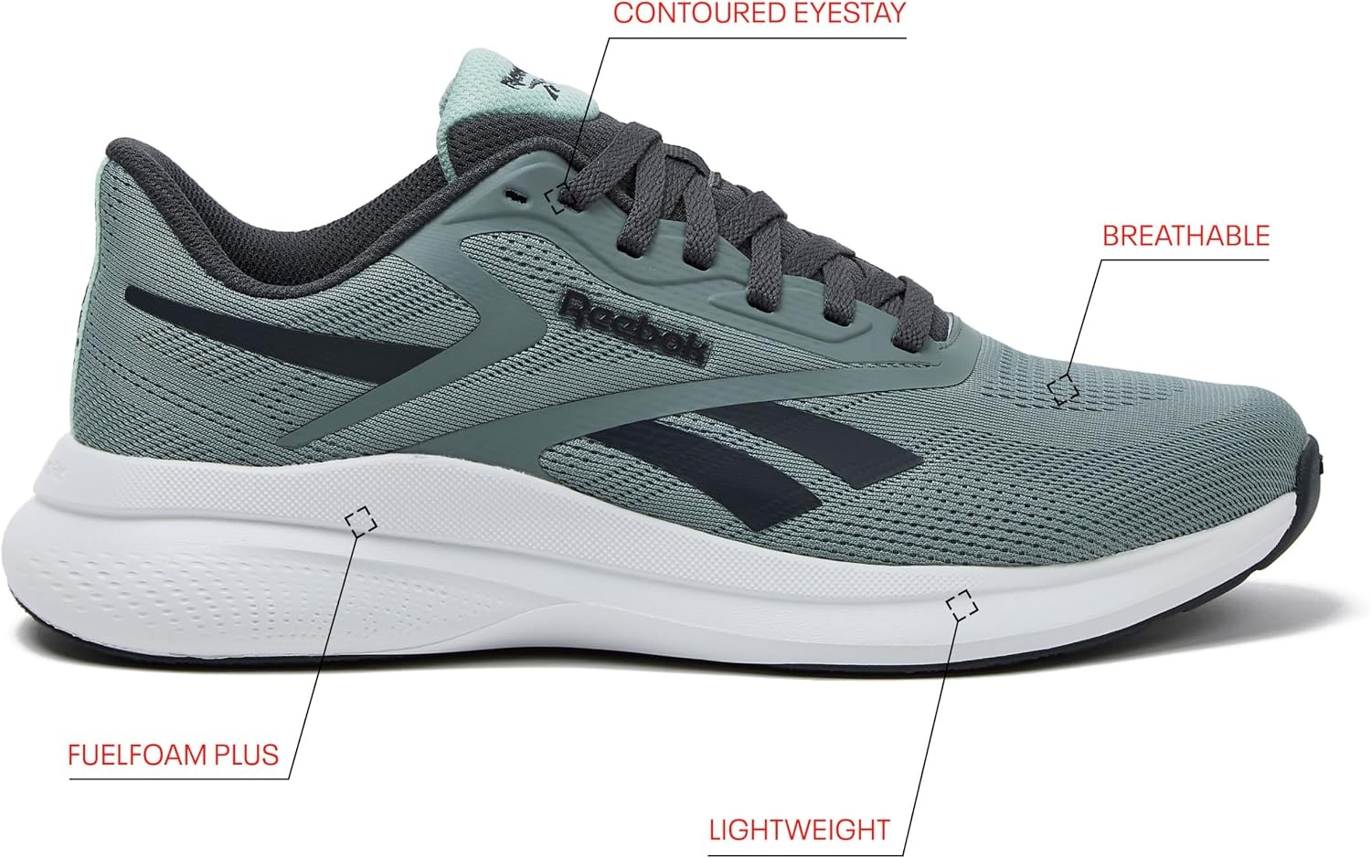 image:imageReebok Energen Run 4 Running Shoes for Men Lightweight Athletic Mens Sneakers Size 65 to 14Light FogWhite