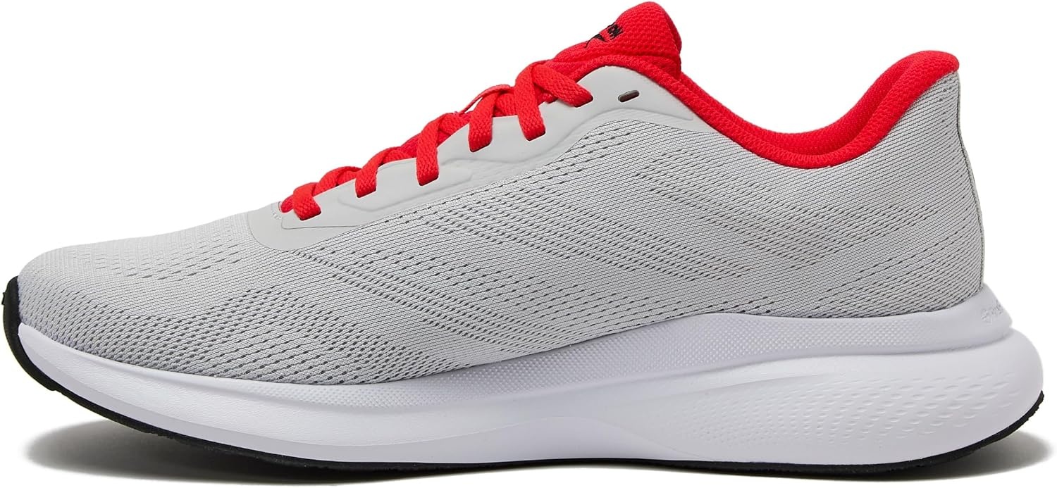 image:imageReebok Energen Run 4 Running Shoes for Men Lightweight Athletic Mens Sneakers Size 65 to 14Mist GreyEnergy RedBlack