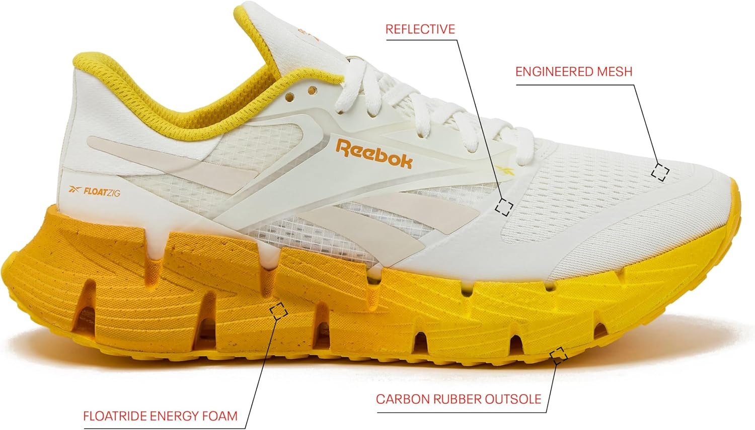 image:imageReebok Floatzig Running Shoes for MenChalkSandGolden Haze