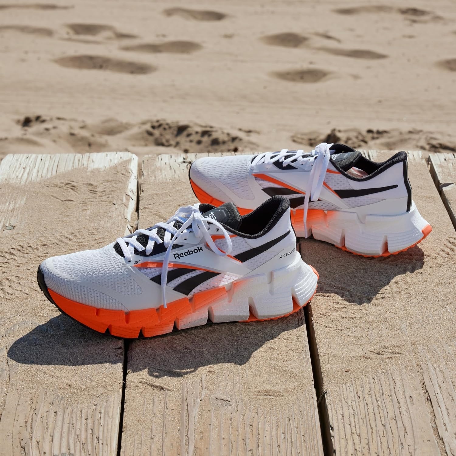 image:imageReebok Floatzig Running Shoes for MenFtwwht Orgfla Cblack