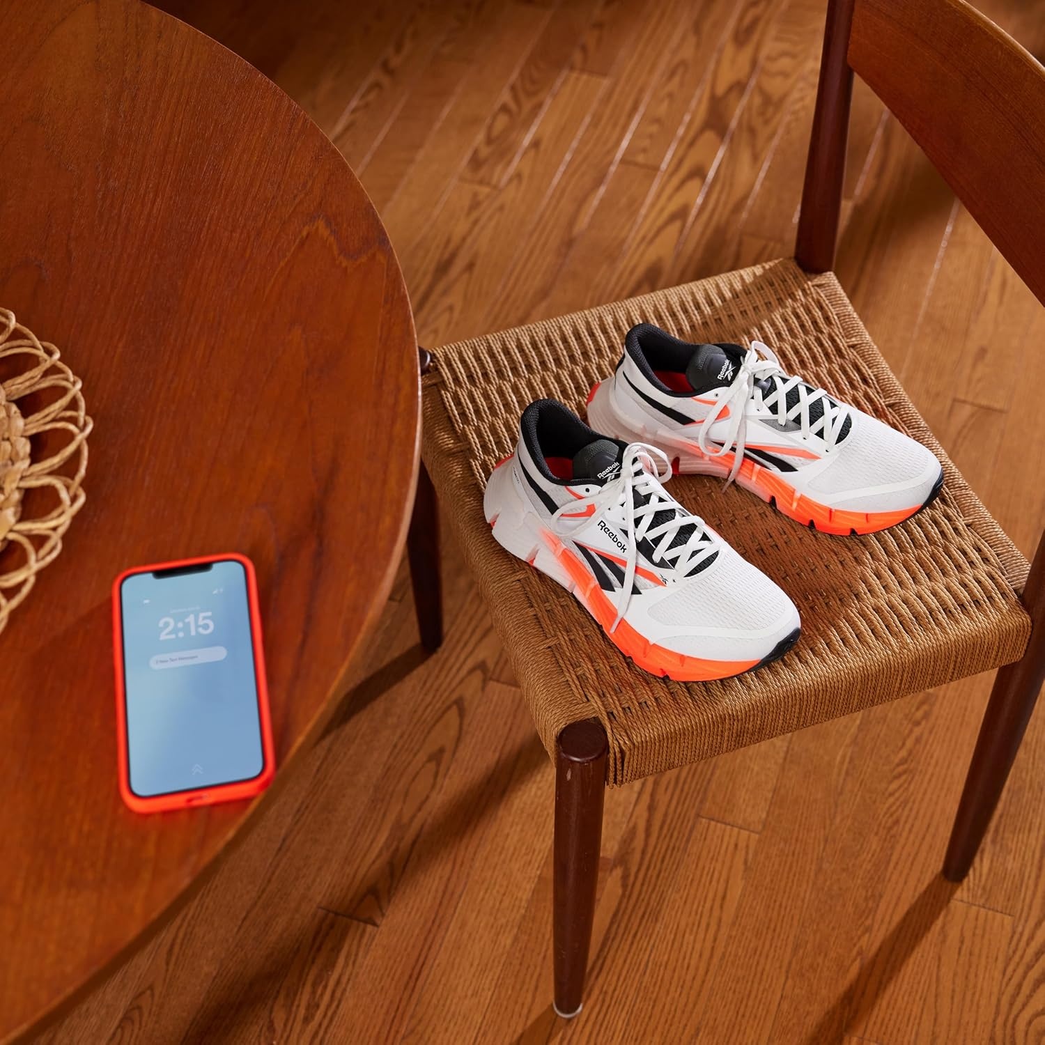 image:imageReebok Floatzig Running Shoes for MenFtwwht Orgfla Cblack