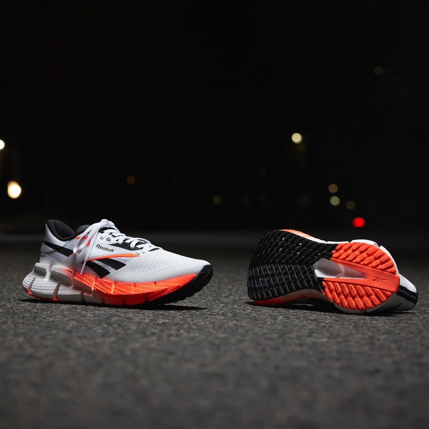 image:imageReebok Floatzig Running Shoes for MenFtwwht Orgfla Cblack