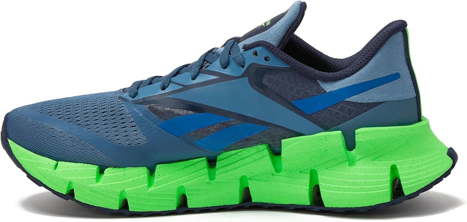 image:imageReebok Floatzig Running Shoes for MenShadowTwilight BlueSolar Lime