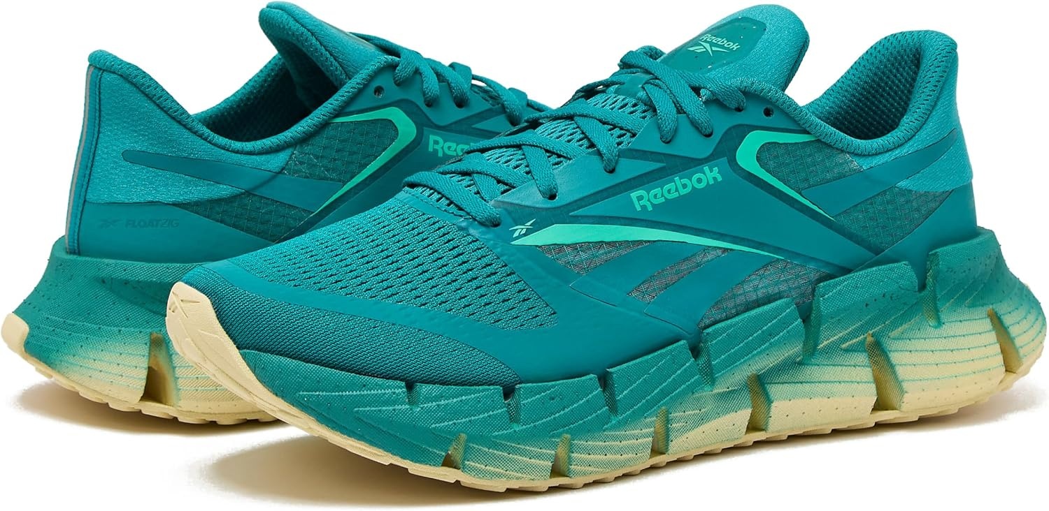 image:imageReebok Floatzig Running Shoes for MenTeam TealUnleashed GreenWhite