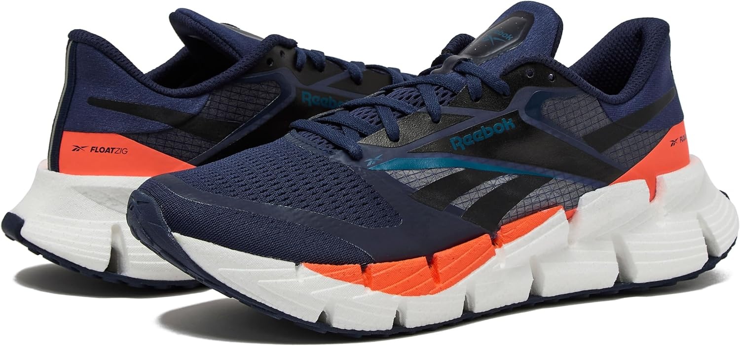 image:imageReebok Floatzig Running Shoes for MenVector NavyEscape BlueSupercharged Coral