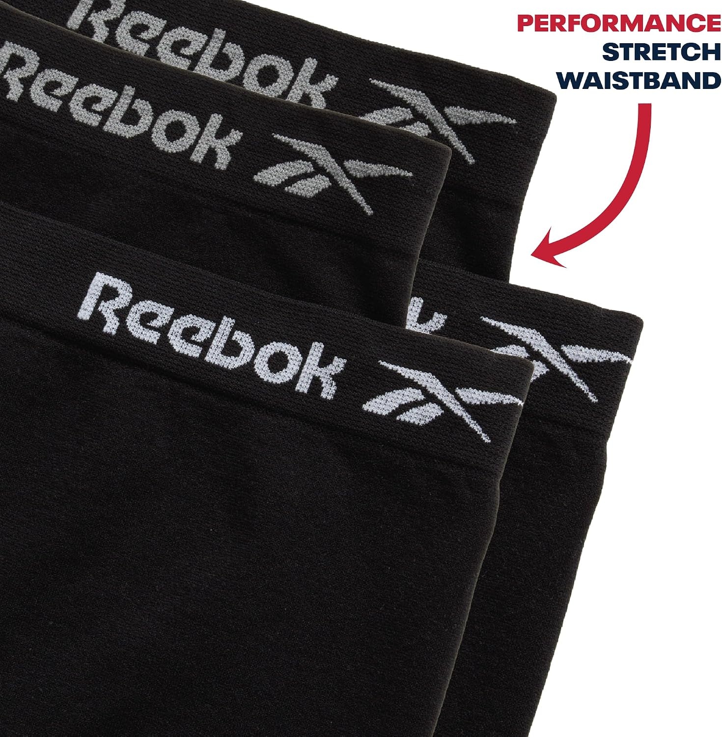 image:imageReebok Girls Boyshorts 4 Pack Seamless Cartwheel Bike Shorts 3 Combines BikeShort Coverage with Panty Comfort Machine Washable Fabric Retains Its Stretch Wear After WearAll BlackWhite Logo