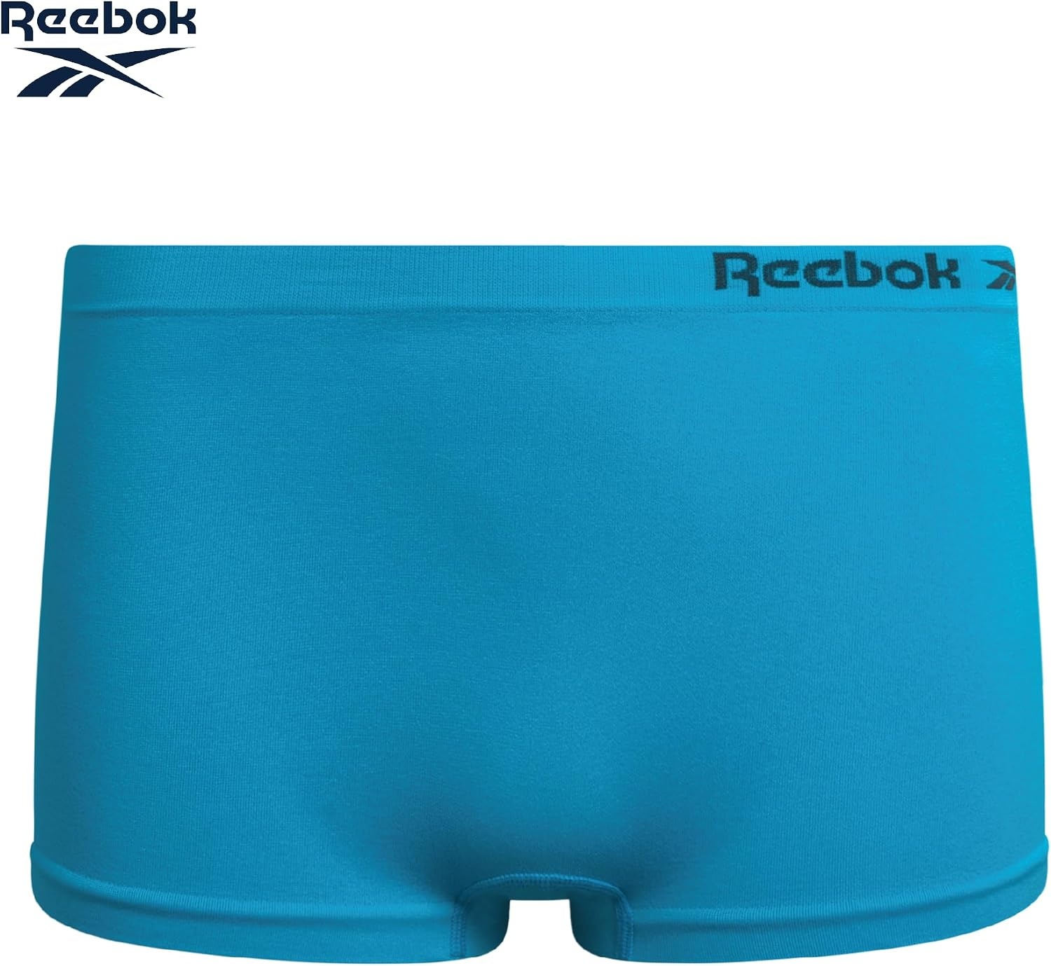 image:imageReebok Girls Boyshorts 4 Pack Performance Stretch Seamless Underwear Soft Easy Coverage for School Play and Lounging Smooth Fit Flexes Through Sports and SleepoversSteel GreyCarmine RoseScuba BlueWhite