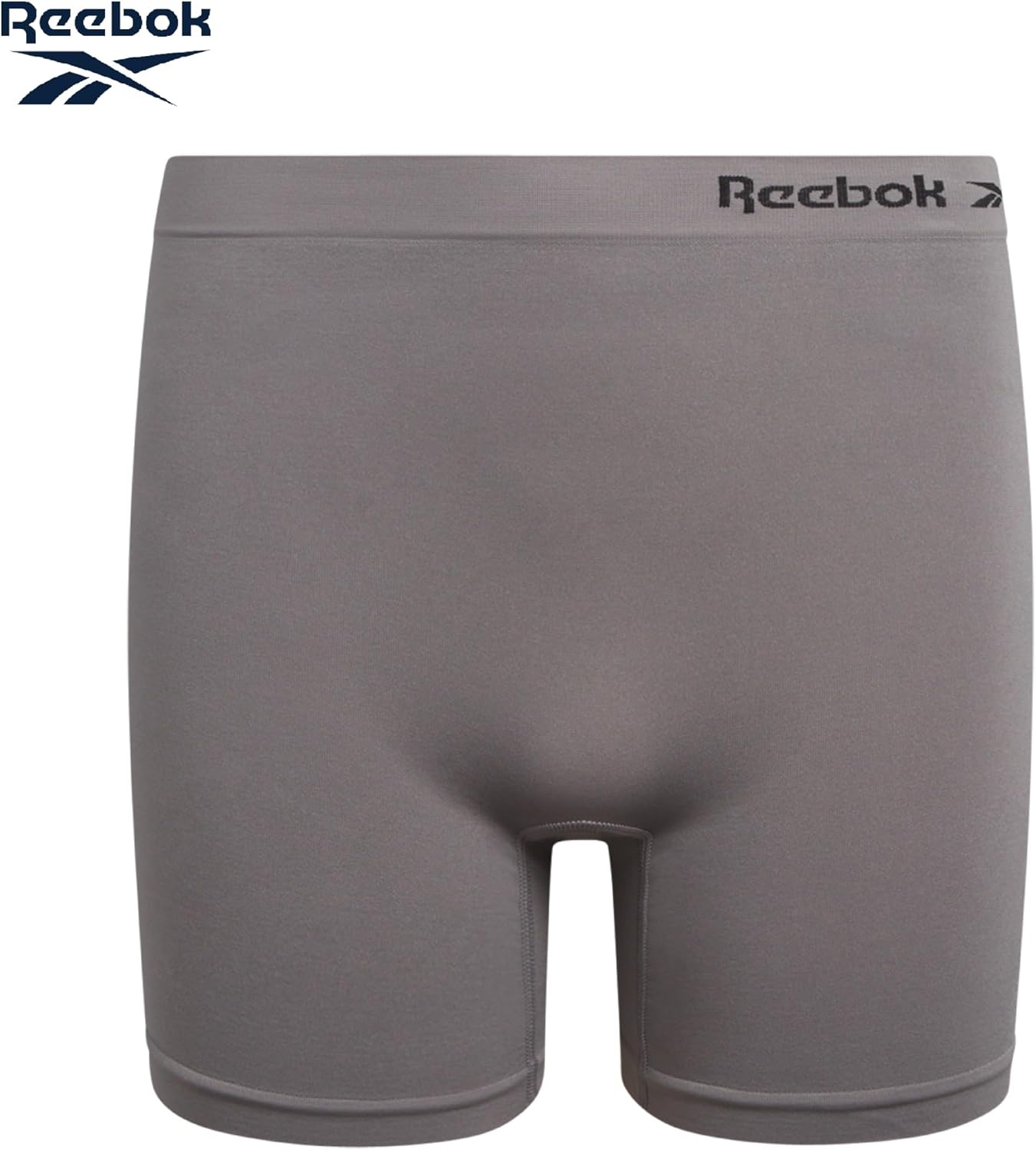 image:imageReebok Girls Boyshorts 4 Pack TagFree Seamless Long Leg Boxers 5 Inseam Soft IrritationFree Comfort for Active Kids Supportive FullCoverage Fit Through Every ActivityBlackSteel Grey