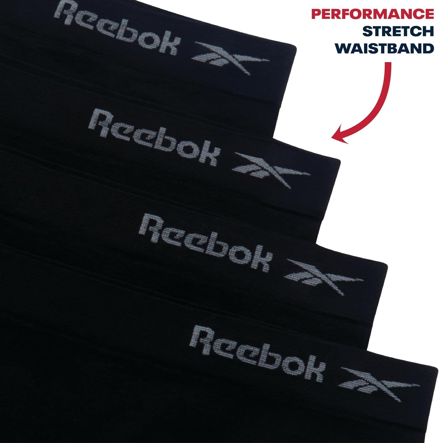image:imageReebok Girls Boyshorts 4 Pack TagFree Seamless Long Leg Boxers 5 Inseam Soft IrritationFree Comfort for Active Kids Supportive FullCoverage Fit Through Every ActivityAll Jet Black