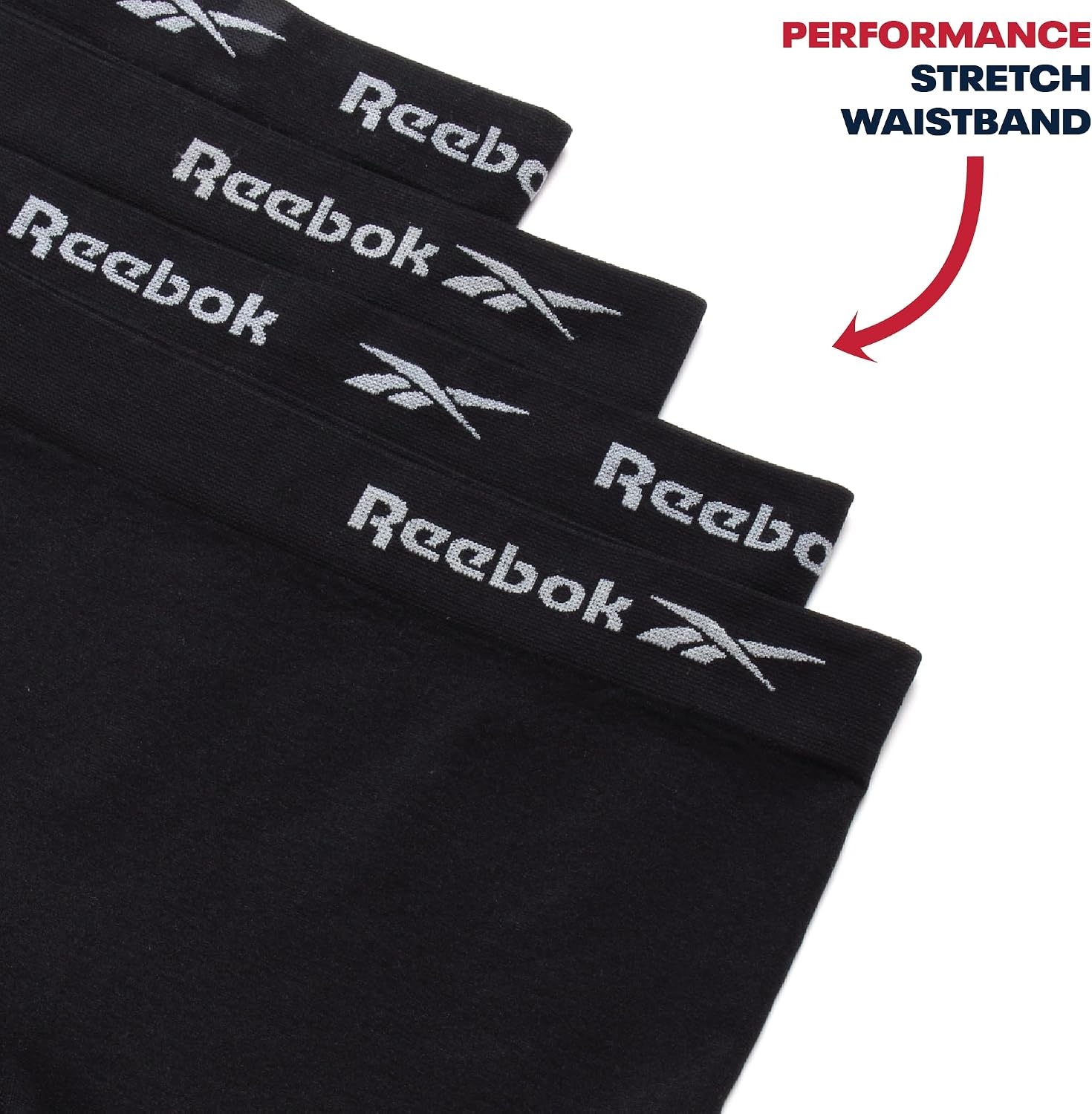 image:imageReebok Girls Boyshorts 4 Pack TagFree Seamless Long Leg Boxers 5 Inseam Soft IrritationFree Comfort for Active Kids Supportive FullCoverage Fit Through Every ActivityAll Black