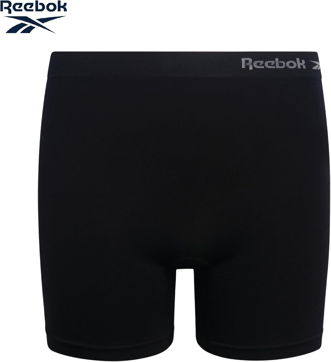 image:imageReebok Girls Boyshorts 4 Pack TagFree Seamless Long Leg Boxers 5 Inseam Soft IrritationFree Comfort for Active Kids Supportive FullCoverage Fit Through Every ActivityAll Jet Black