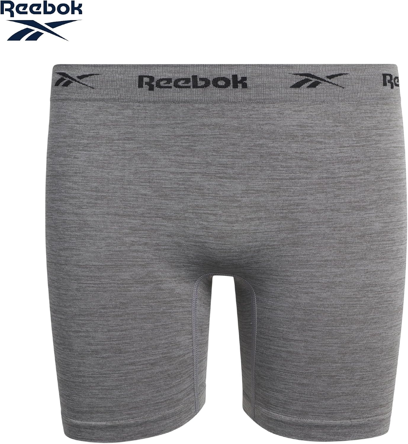 image:imageReebok Girls Boyshorts 4 Pack TagFree Seamless Long Leg Boxers 5 Inseam Soft IrritationFree Comfort for Active Kids Supportive FullCoverage Fit Through Every ActivityGreyBlackWhiteBlue