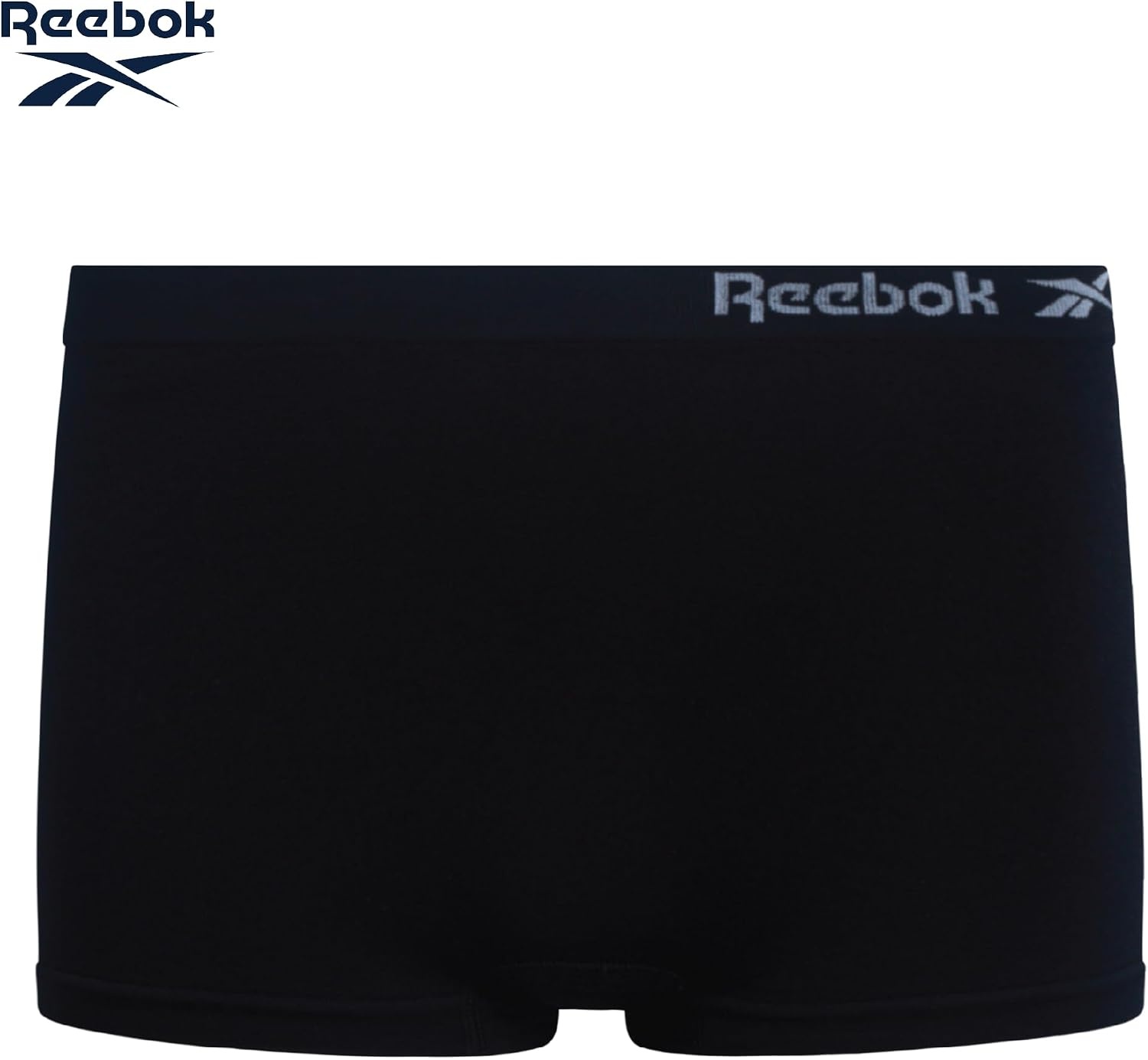 image:imageReebok Girls Boyshorts 5 Pack Soft Seamless Brief Underwear for Girls  TagFree Smooth Construction Ensures WorryFree Play She Stays Comfortable All Day Through School and SportsScuba BlueWhite SpacedyeBlackWhite