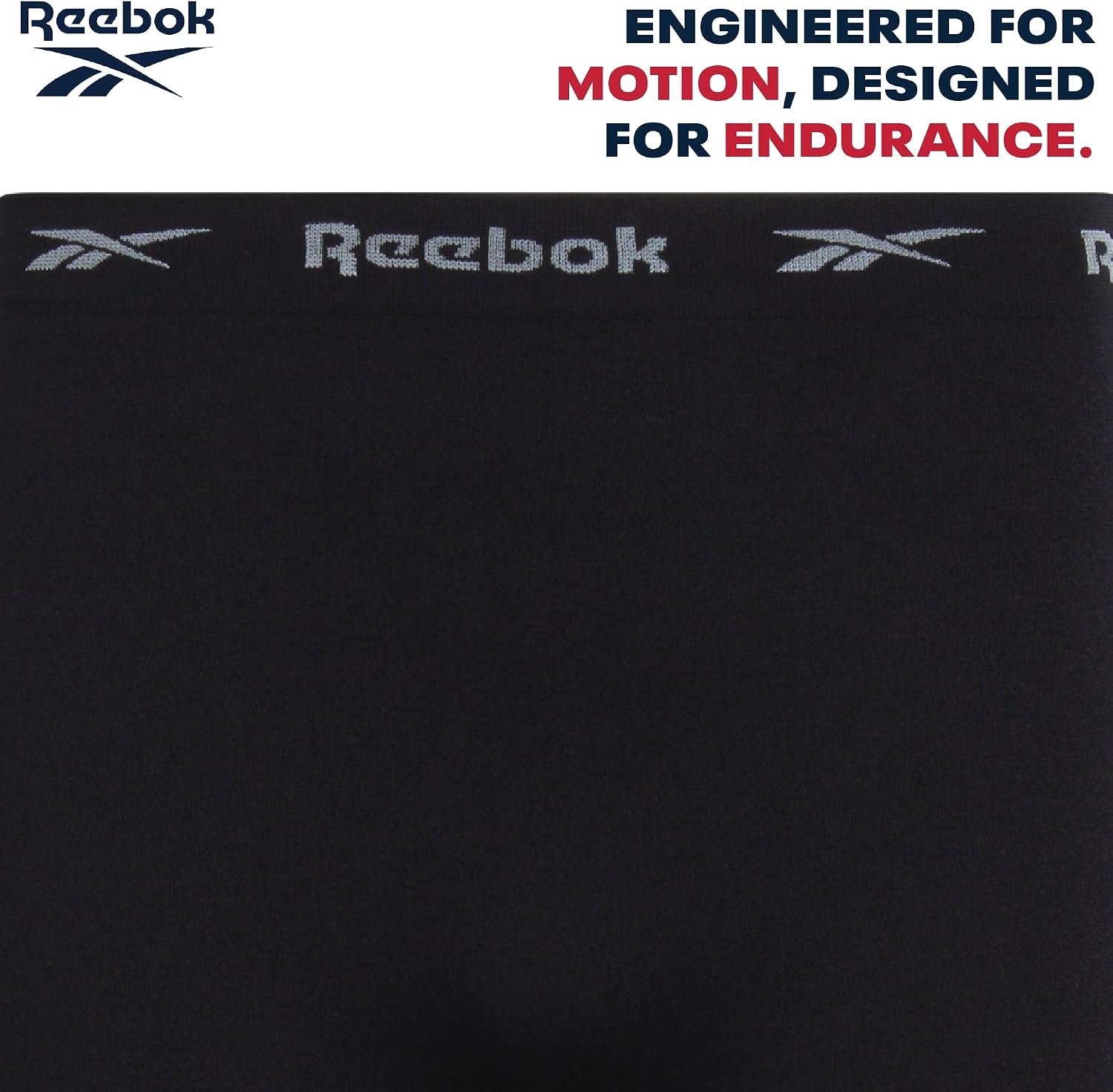 image:imageReebok Girls Boyshorts 8 Pack Soft Stretch Seamless Long Leg Underwear 5 Smooth Flexible Construction Gives Active Kids FullCoverage Comfort That Moves Through Every ActivityAll Black