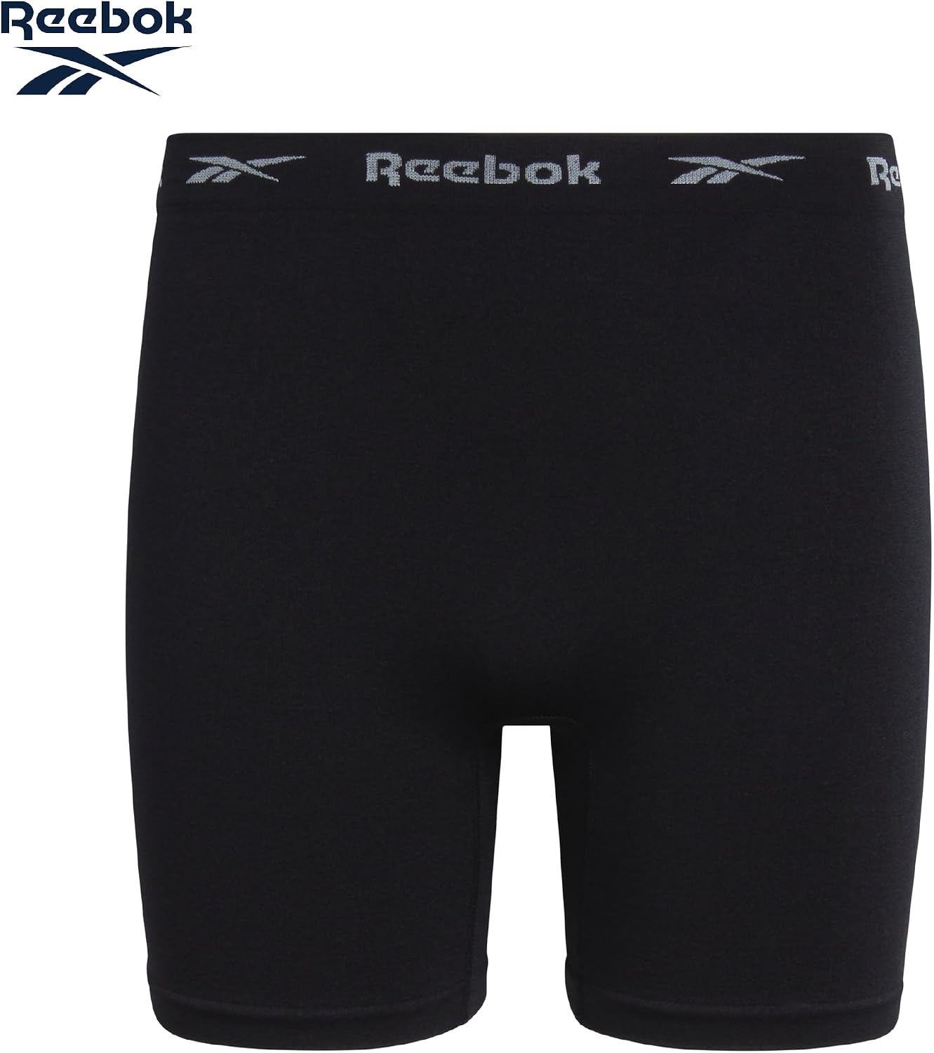 image:imageReebok Girls Boyshorts 8 Pack Soft Stretch Seamless Long Leg Underwear 5 Smooth Flexible Construction Gives Active Kids FullCoverage Comfort That Moves Through Every ActivityAll Black