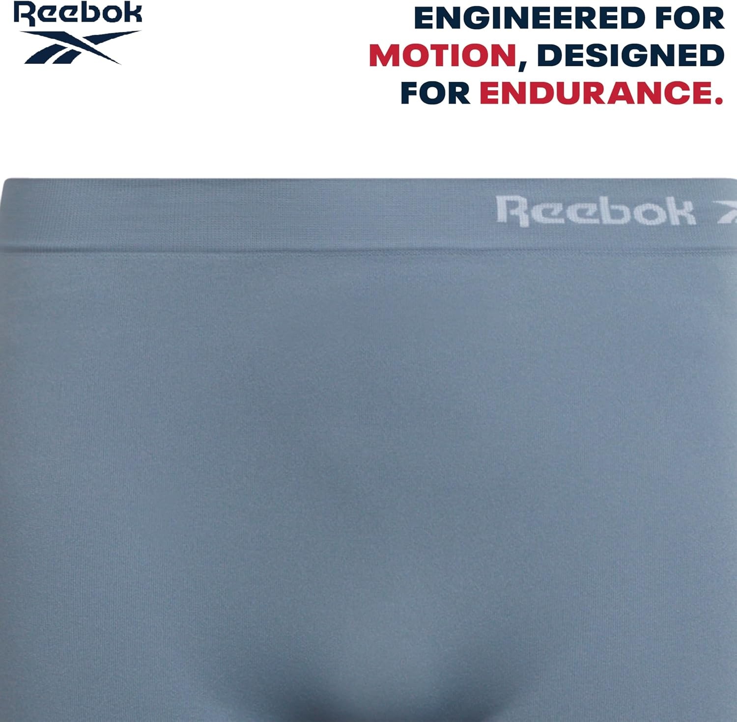 image:imageReebok Girls Boyshorts 8 Pack Soft Stretch Seamless Long Leg Underwear 5 Smooth Flexible Construction Gives Active Kids FullCoverage Comfort That Moves Through Every ActivityWhiteFaded DenimWhite SpacedyeBright Pink