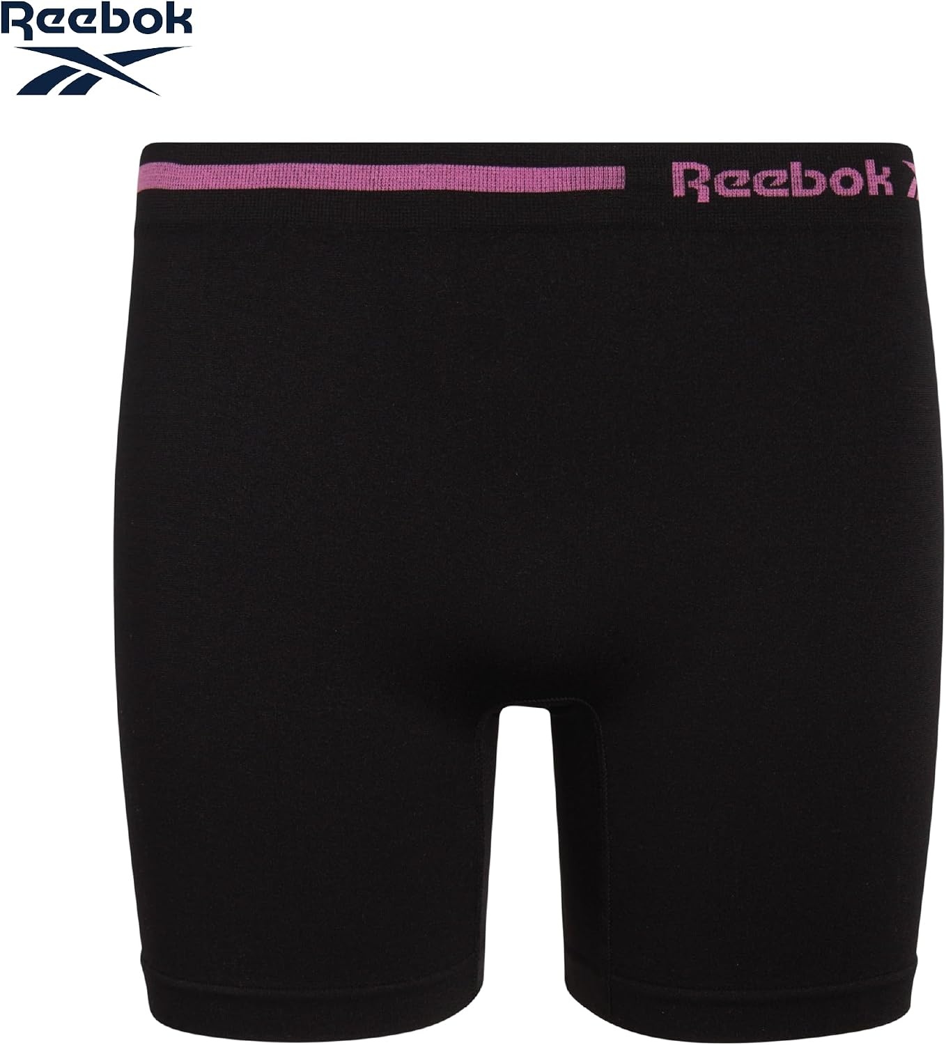 image:imageReebok Girls Boyshorts 8 Pack Soft Stretch Seamless Long Leg Underwear 5 Smooth Flexible Construction Gives Active Kids FullCoverage Comfort That Moves Through Every ActivityBlack 2