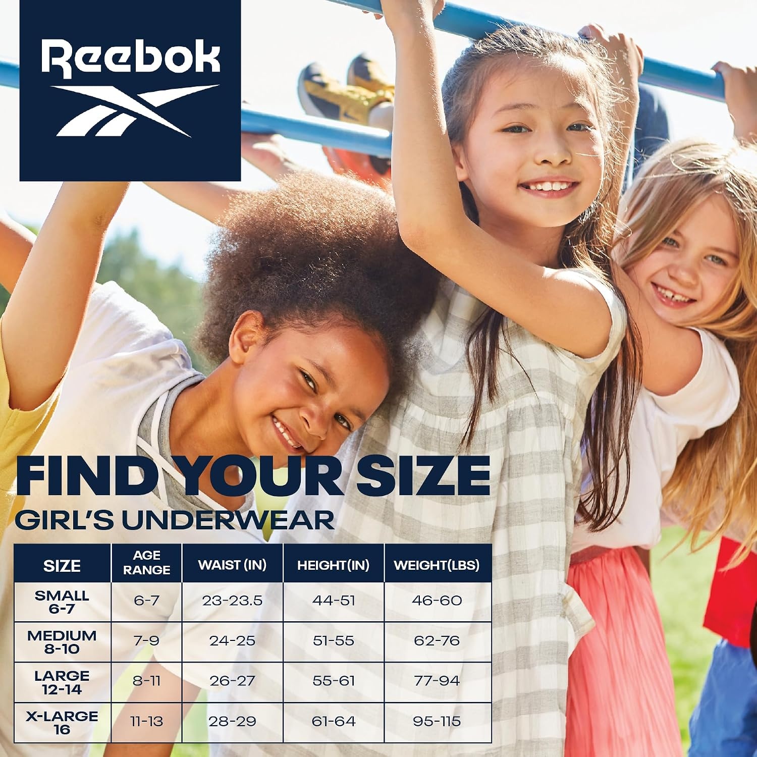 image:imageReebok Girls Hipster Panties 10 Pack Soft Stretch Seamless Underwear Breathable MoistureWicking Fabric Keeps Her Fresh and Confident Everyday Smooth Comfort in Every MovePink JacquardScuba Blue SpacedyeWhite StripeBlack