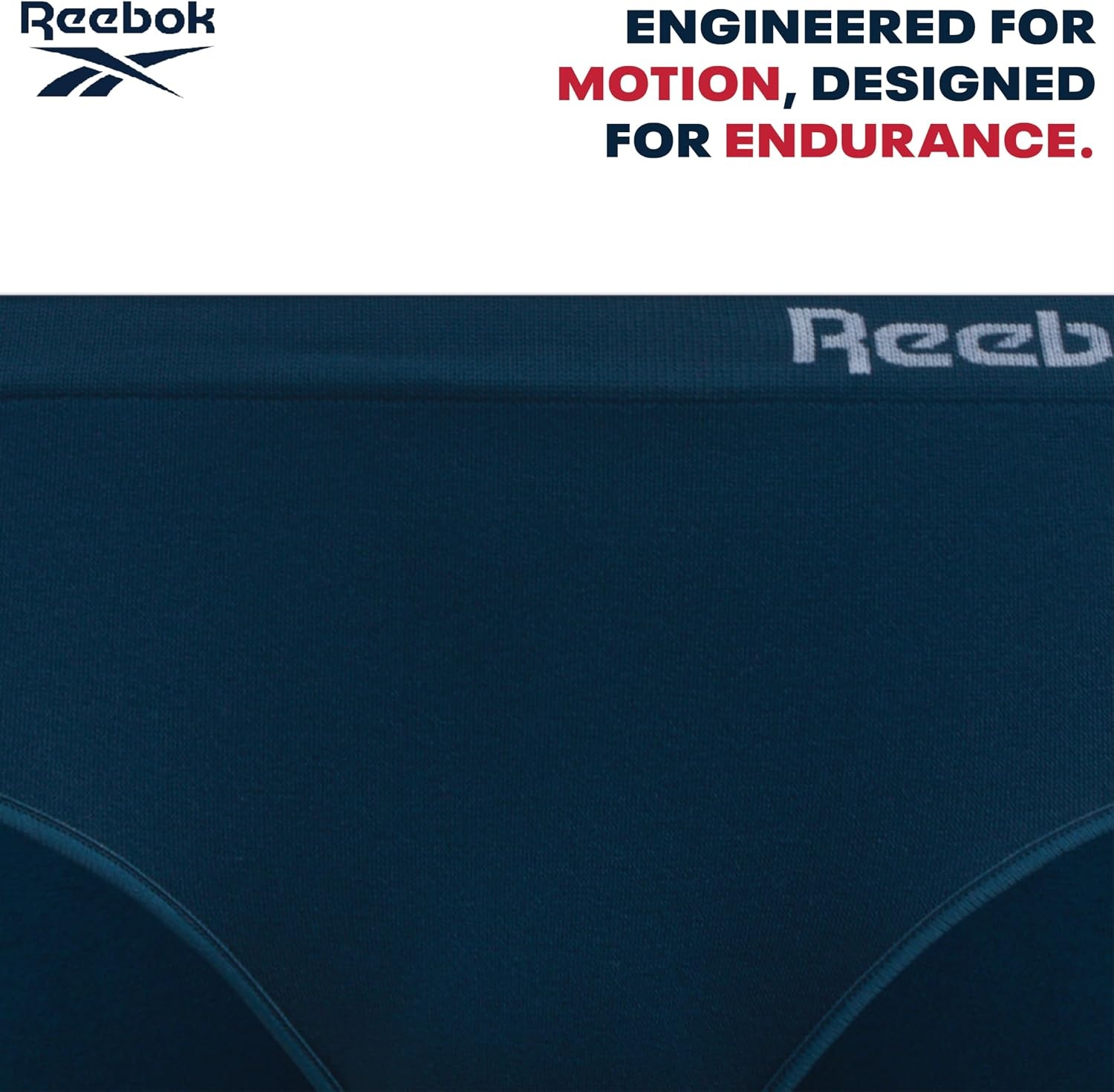 image:imageReebok Girls Hipster Panties 4 Pack Soft Stretch Seamless Underwear Smooth Flexible Fabric with a TagFree Design for IrritationFree Comfort Secure Fit Without Pinching or DiggingWhiteMajolica BlueSteel GreyPink Jacquard