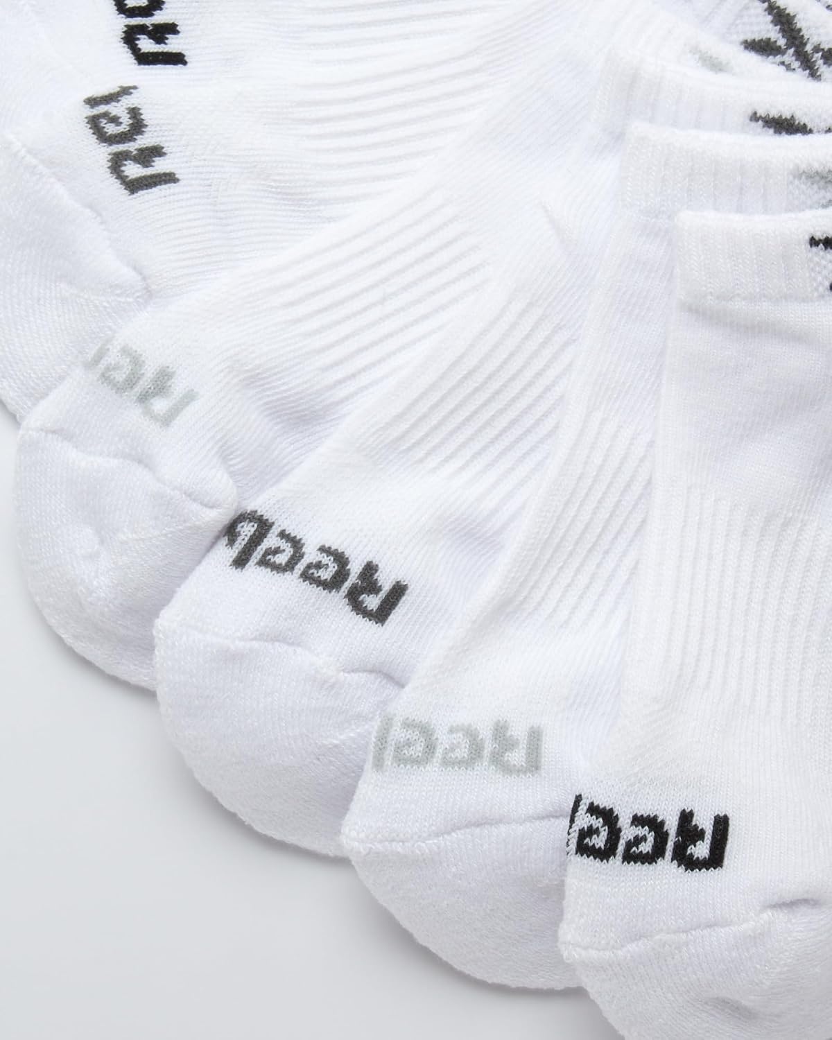 image:imageReebok Girls No Show Socks 12 Pack Performance Cushion Comfort Active Socks Moisturewicking Fabric Seamless Toe Snug Ribbed Cuff Flexible Stretch Fit Machine WashableAll White
