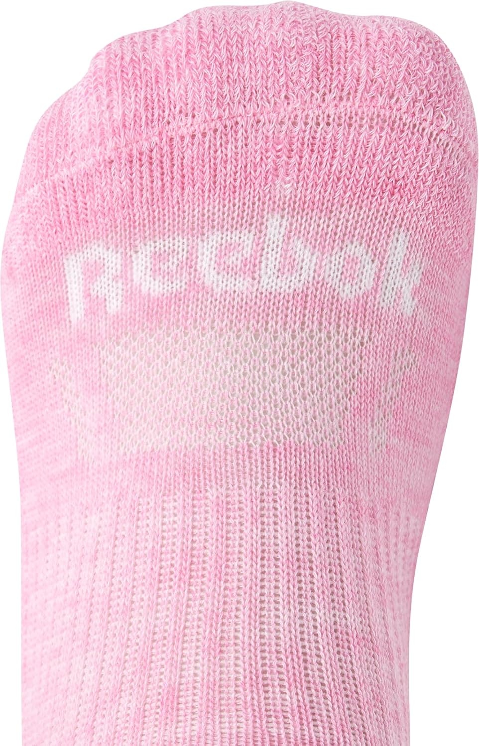 image:imageReebok Girls No Show Socks 12 Pack Performance Cushion Comfort Active Socks Moisturewicking Fabric Seamless Toe Snug Ribbed Cuff Flexible Stretch Fit Machine WashablePinkWhiteGrey