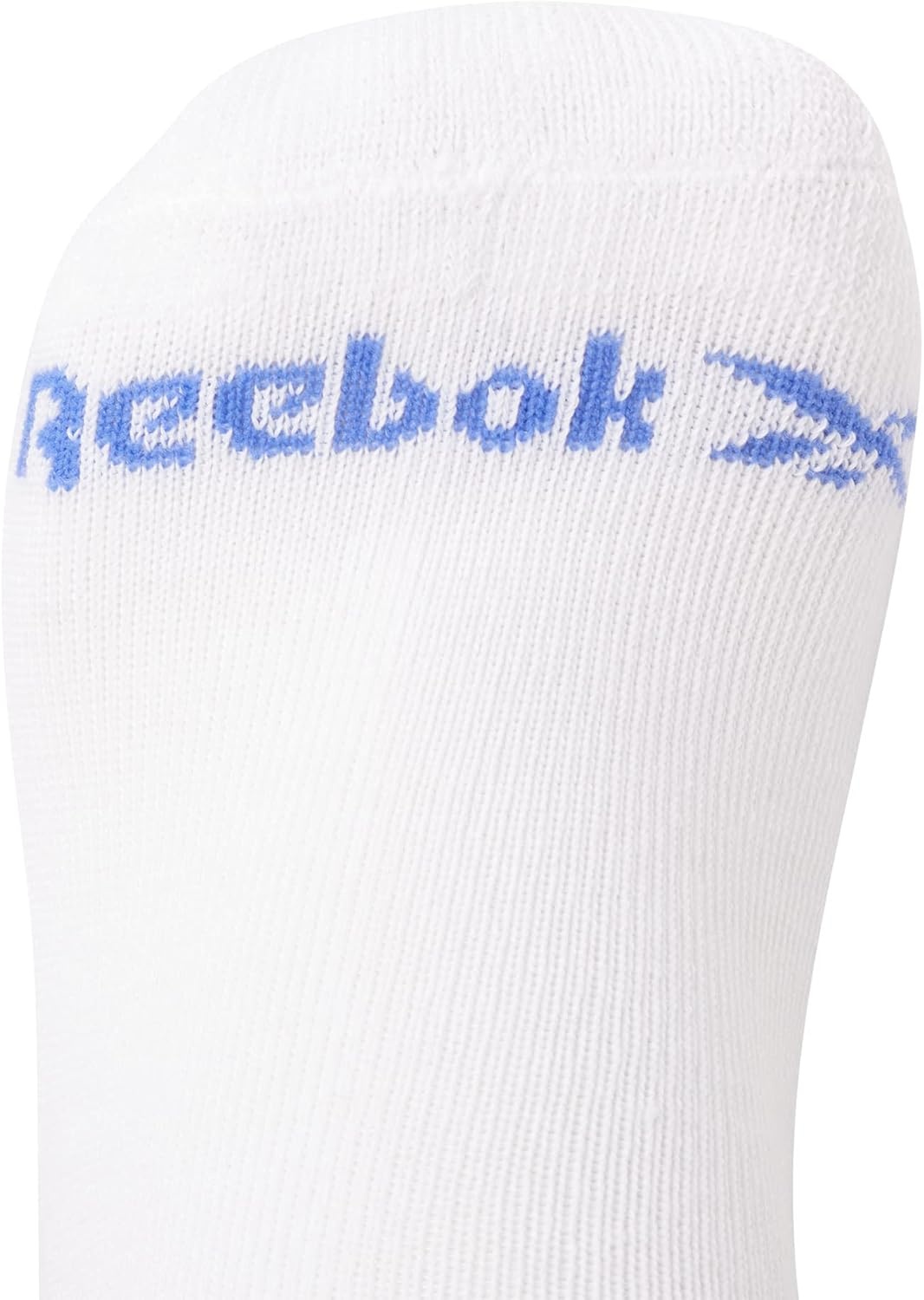 image:imageReebok Girls No Show Socks 12 Pack Performance Cushion Comfort Active Socks Moisturewicking Fabric Seamless Toe Snug Ribbed Cuff Flexible Stretch Fit Machine WashableWhite Logo