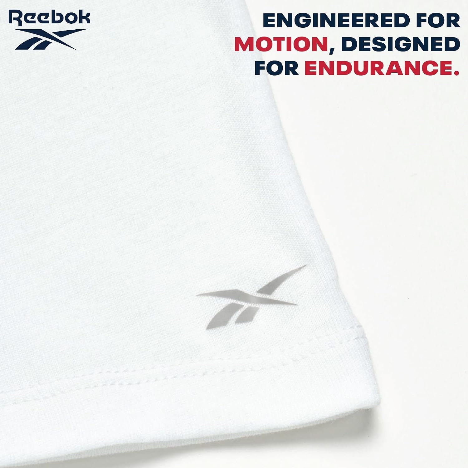 image:imageReebok Girls Undershirts 3 Pack6 Pack Super Soft 100 Cotton Short Sleeve Crewneck White Shirts for GirlsWhite3pk