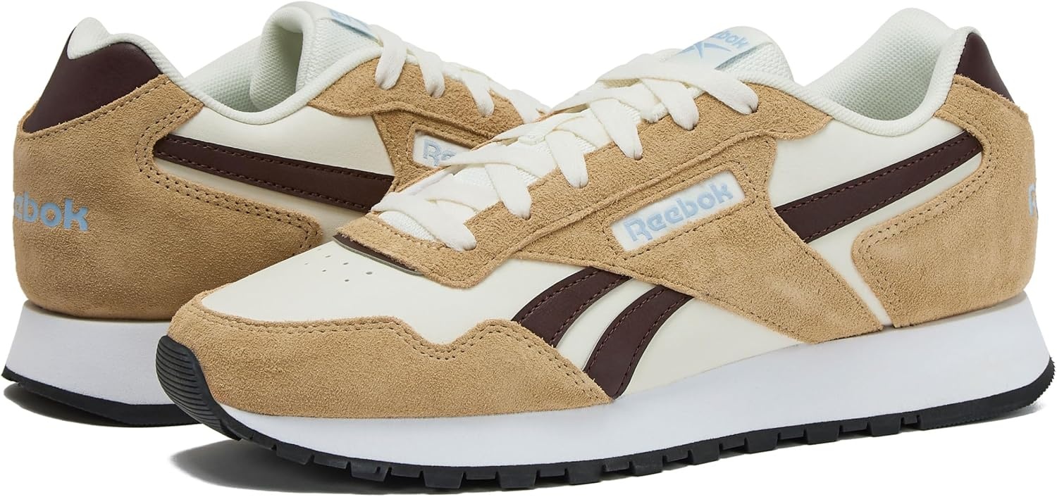 image:imageReebok Glide Sneakers for Men Black or White Tennis Shoes Size 7 to 15ChalkTanUnearthed Brown