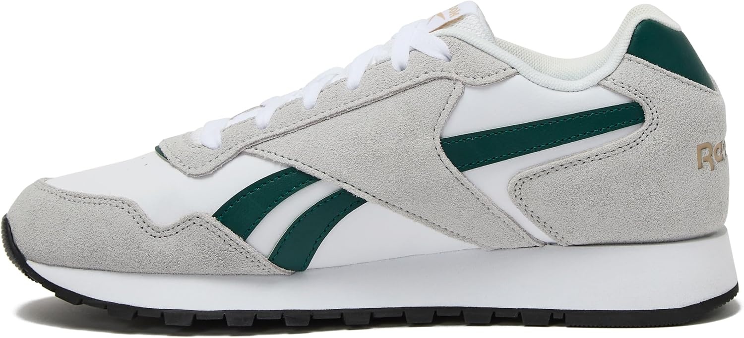 image:imageReebok Glide Sneakers for Men Black or White Tennis Shoes Size 7 to 15WhiteCollegiate GreenGrey 1
