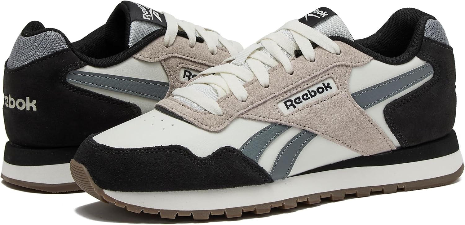 image:imageReebok Glide Sneakers for Men Black or White Tennis Shoes Size 7 to 15WhiteWashed BlackChalk