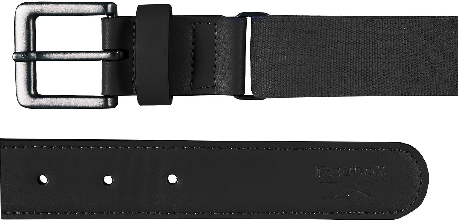 image:imageReebok Kids Youth Sport Belt Baseball Softball Comfort Stretch Elastic Lightweight One Size Fits MostBlack