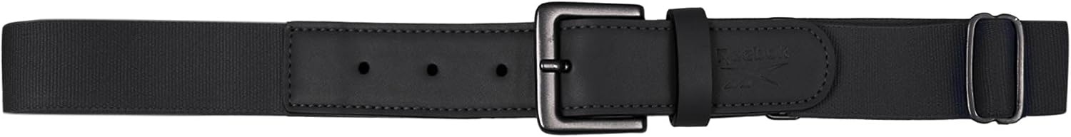 image:imageReebok Kids Youth Sport Belt Baseball Softball Comfort Stretch Elastic Lightweight One Size Fits MostBlack