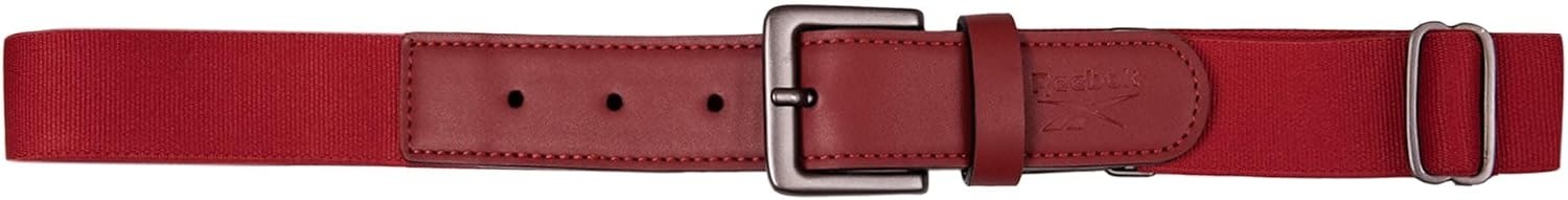 image:imageReebok Kids Youth Sport Belt Baseball Softball Comfort Stretch Elastic Lightweight One Size Fits MostRed