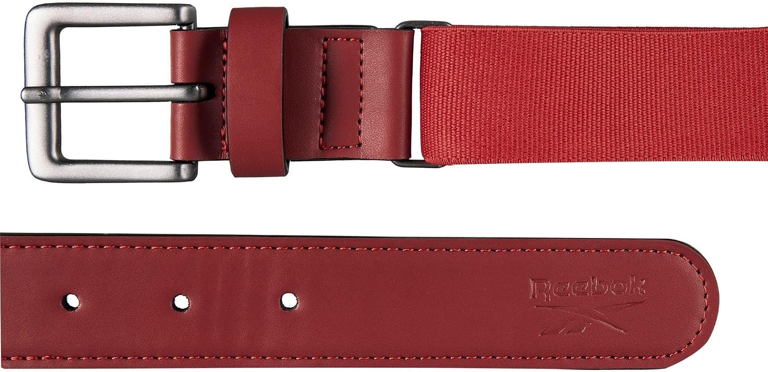 image:imageReebok Kids Youth Sport Belt Baseball Softball Comfort Stretch Elastic Lightweight One Size Fits MostRed