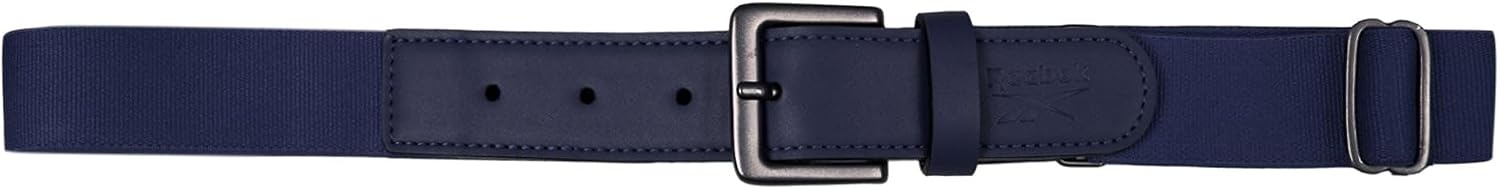 image:imageReebok Kids Youth Sport Belt Baseball Softball Comfort Stretch Elastic Lightweight One Size Fits MostVector Navy