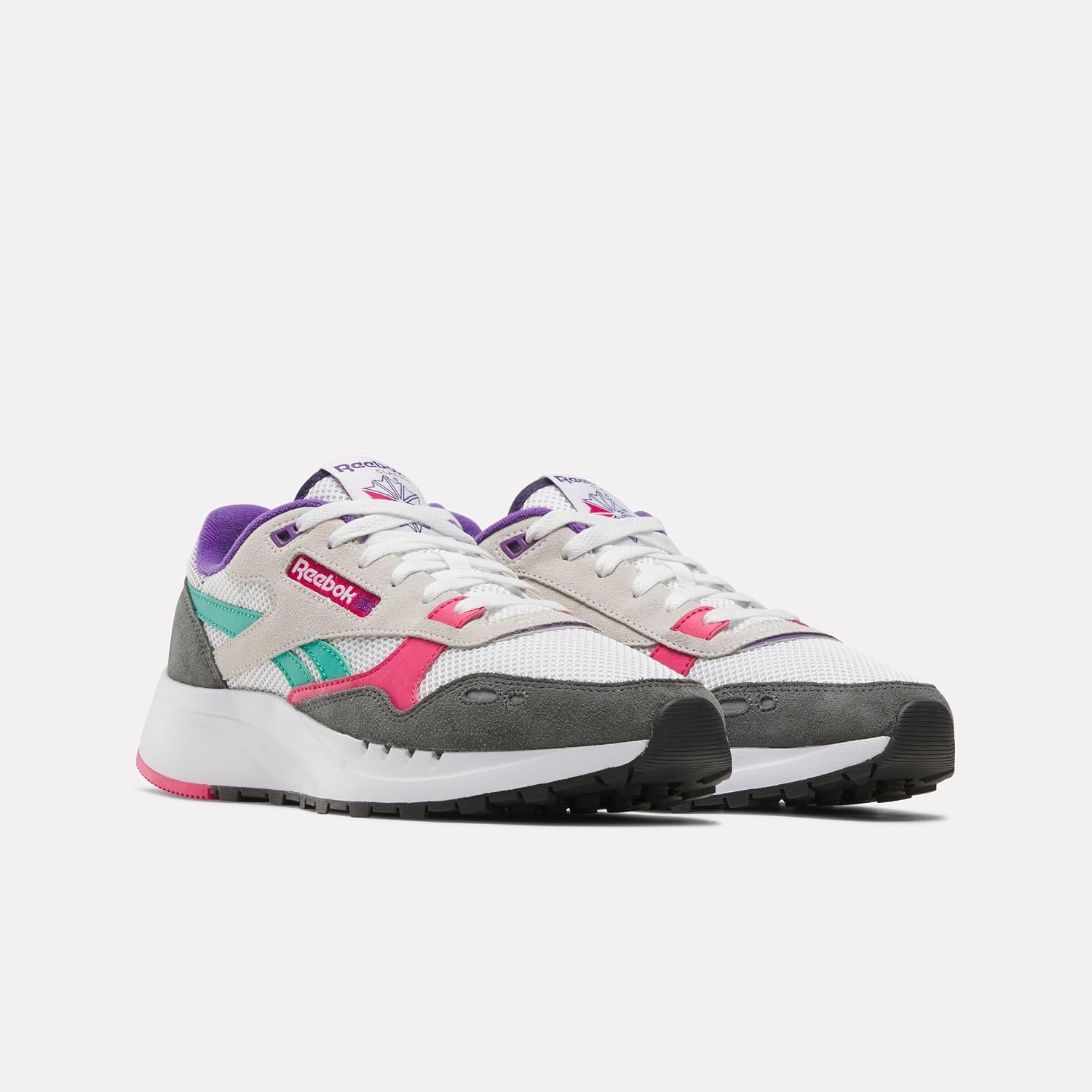 image:imageReebok Lifestyle Classic Leather 2400Chalk Grey 5 Bold Pink