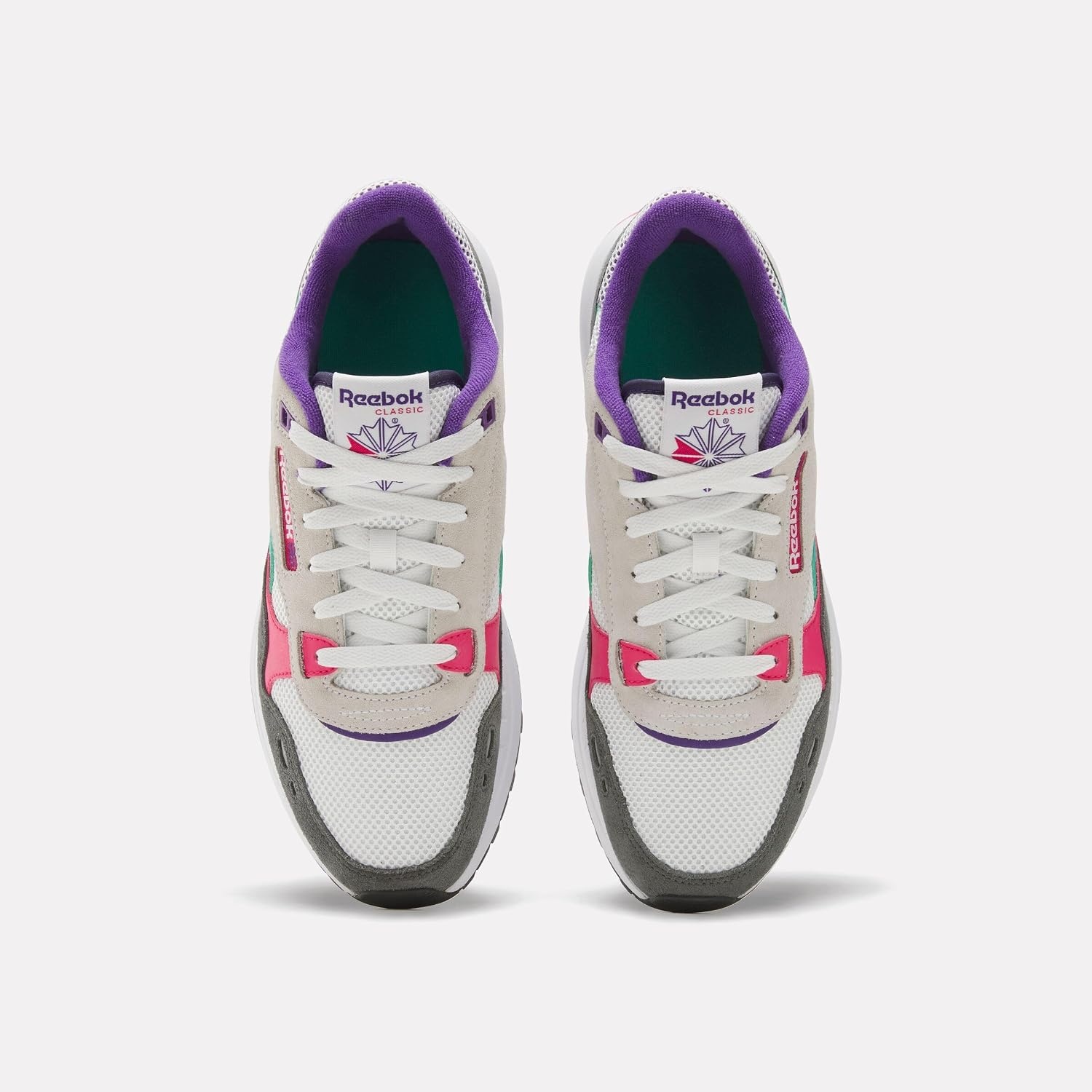 image:imageReebok Lifestyle Classic Leather 2400Chalk Grey 5 Bold Pink
