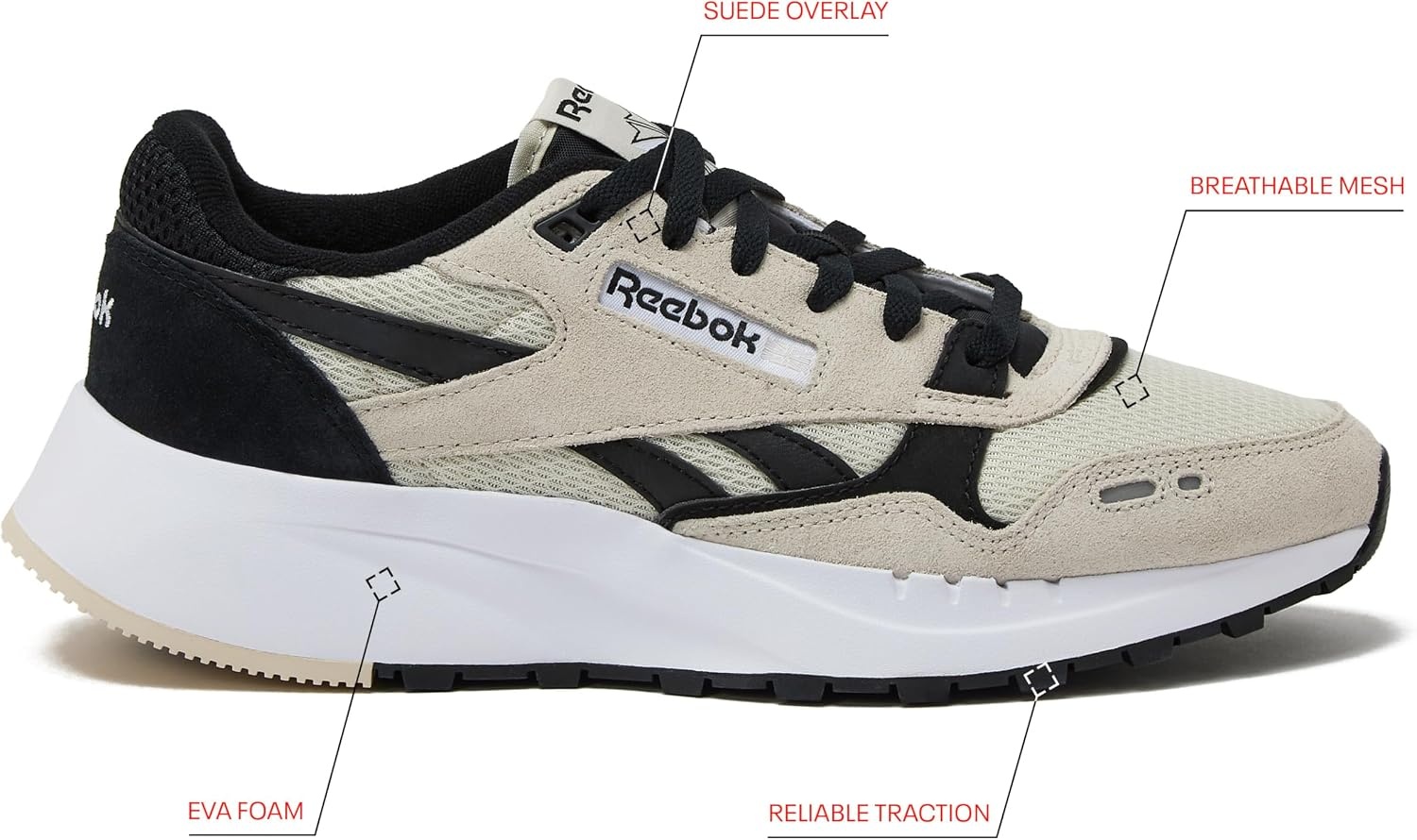 image:imageReebok Lifestyle Classic Leather 2400Vintage ChalkSandBlack